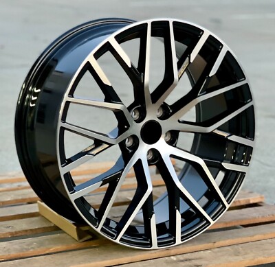 20'' RS Black Machined Wheels Fits Audi A3 S3 A4 S4 A5 S5 A6 S6 A7 S7 A8 Q3 Q5 Q7