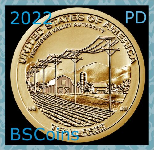 2022 P&D American Innovations TENNESSEE Dollar - 2 Coins - PRESALE