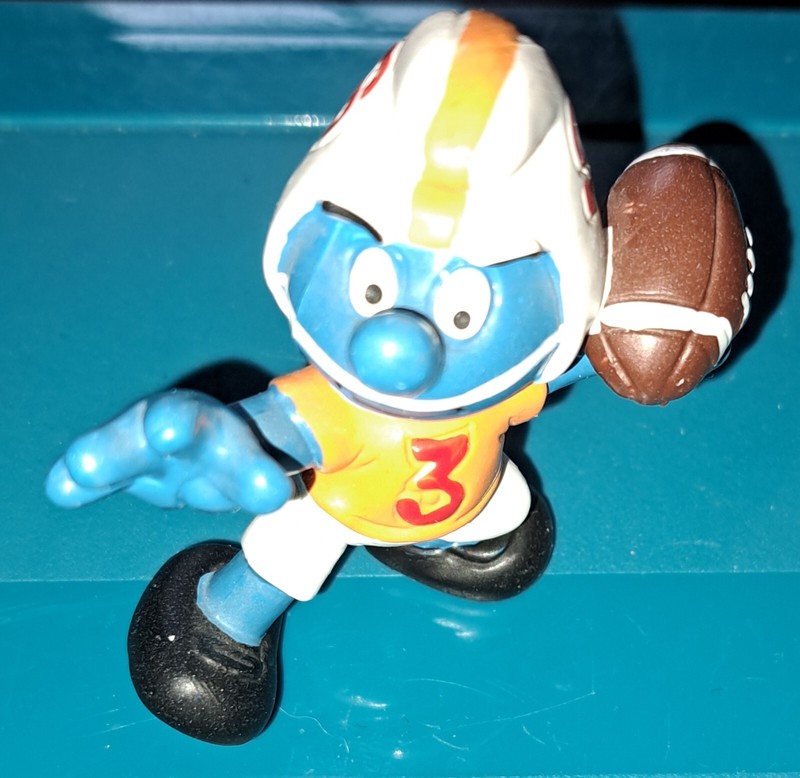 Schlumpf Schleich Peyo Schlumpf Schleich 20170 Footballwerfer  Schlumpf