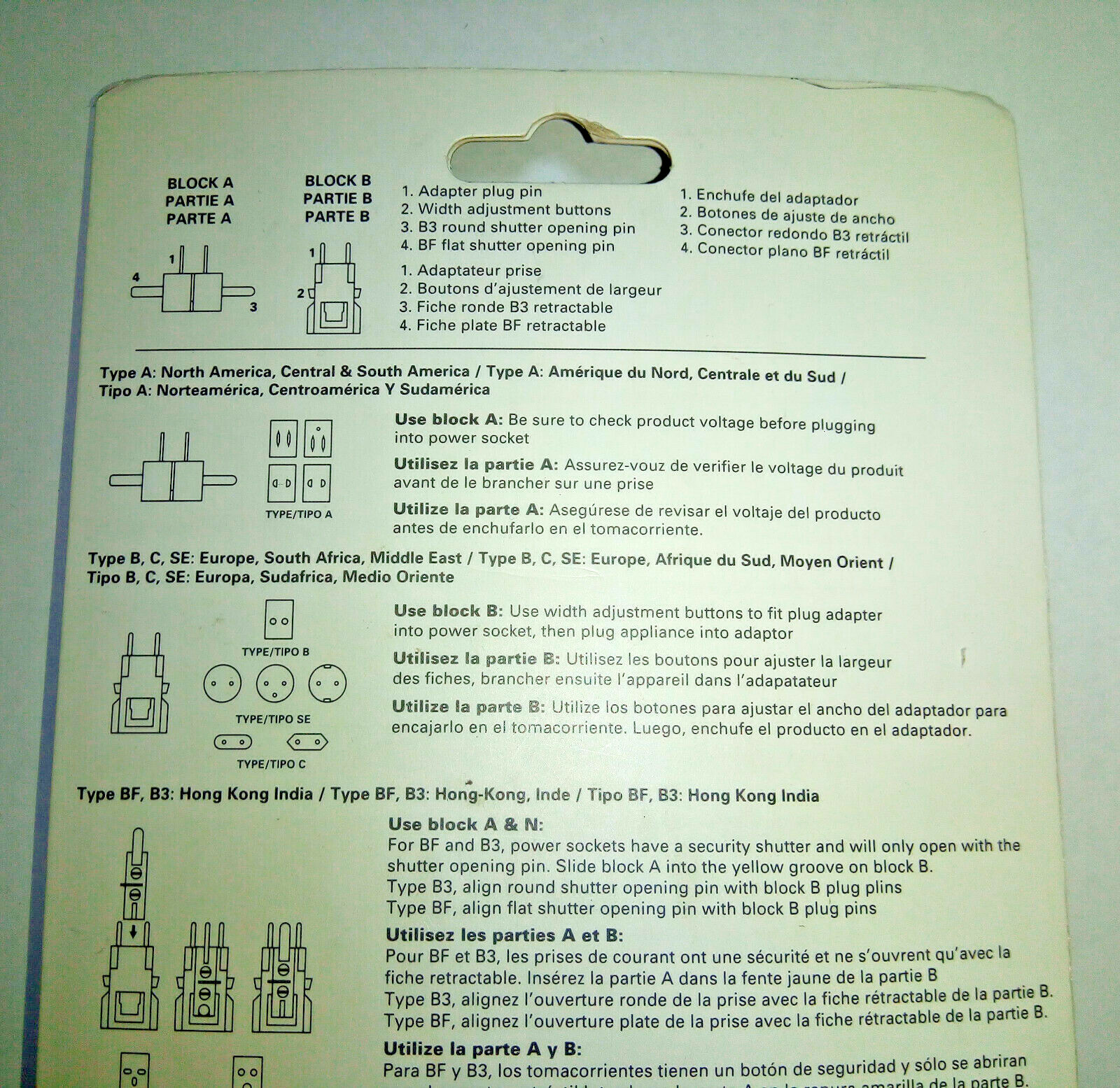 Kikkerland Universal Travel Adapter Worldwide Plug Power Converter UL03-A NIP