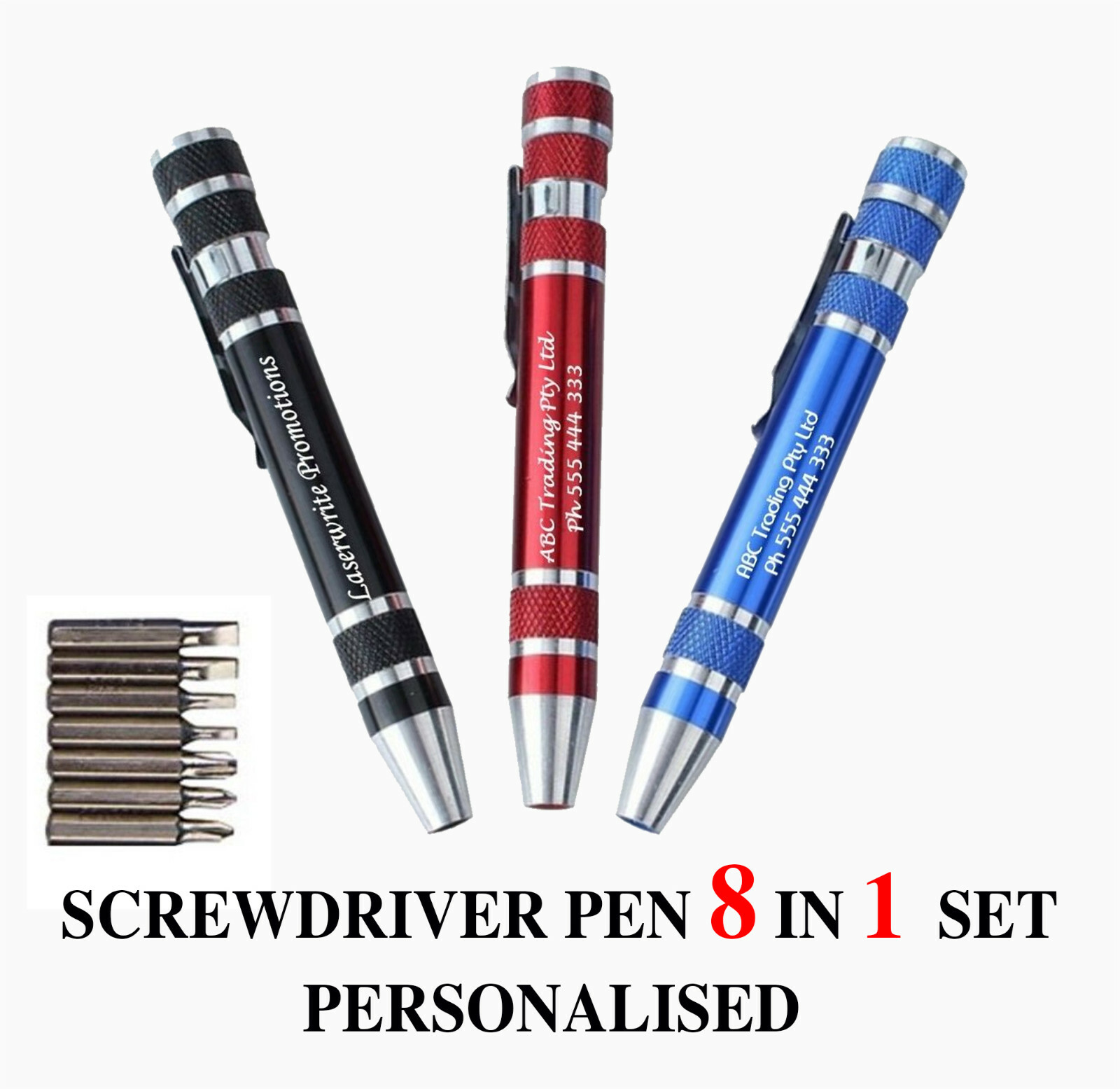 Screwdriver Pen 8 in 1 Set personalised eBay