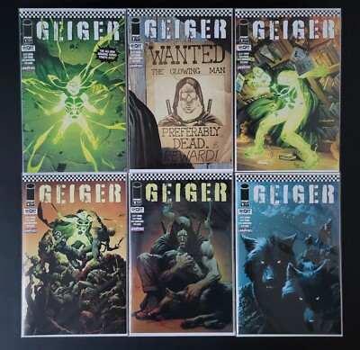 Geiger (Vol. 2) #1-6 First Print Standard Cover Set [Geoff Johns, Gary Frank]