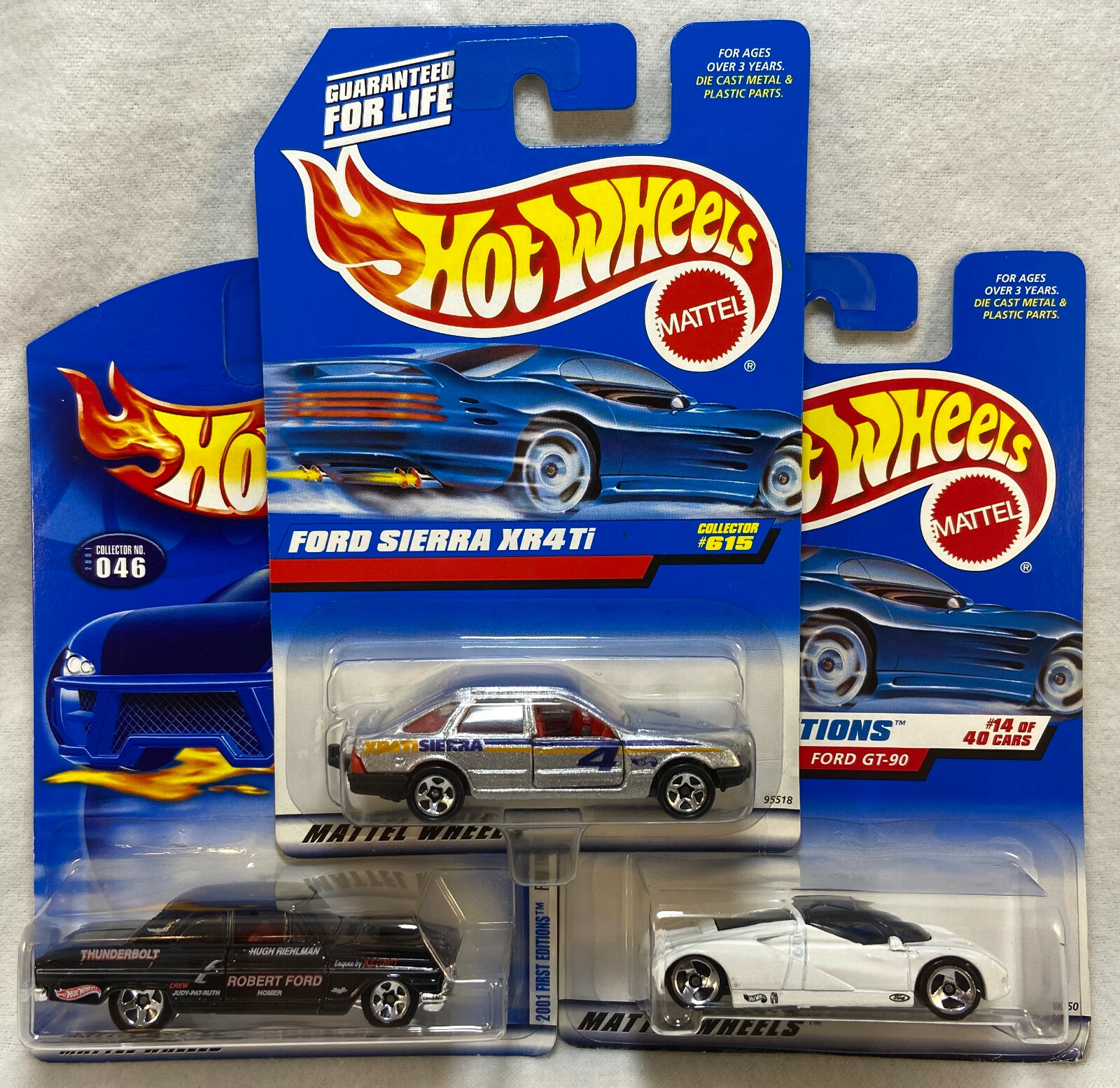 Hot Wheels Ford Race Car 3-Car Collection 046 615 668 Sierra