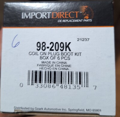 Import Direct Wires Coil On Plug Boot - 98-209K