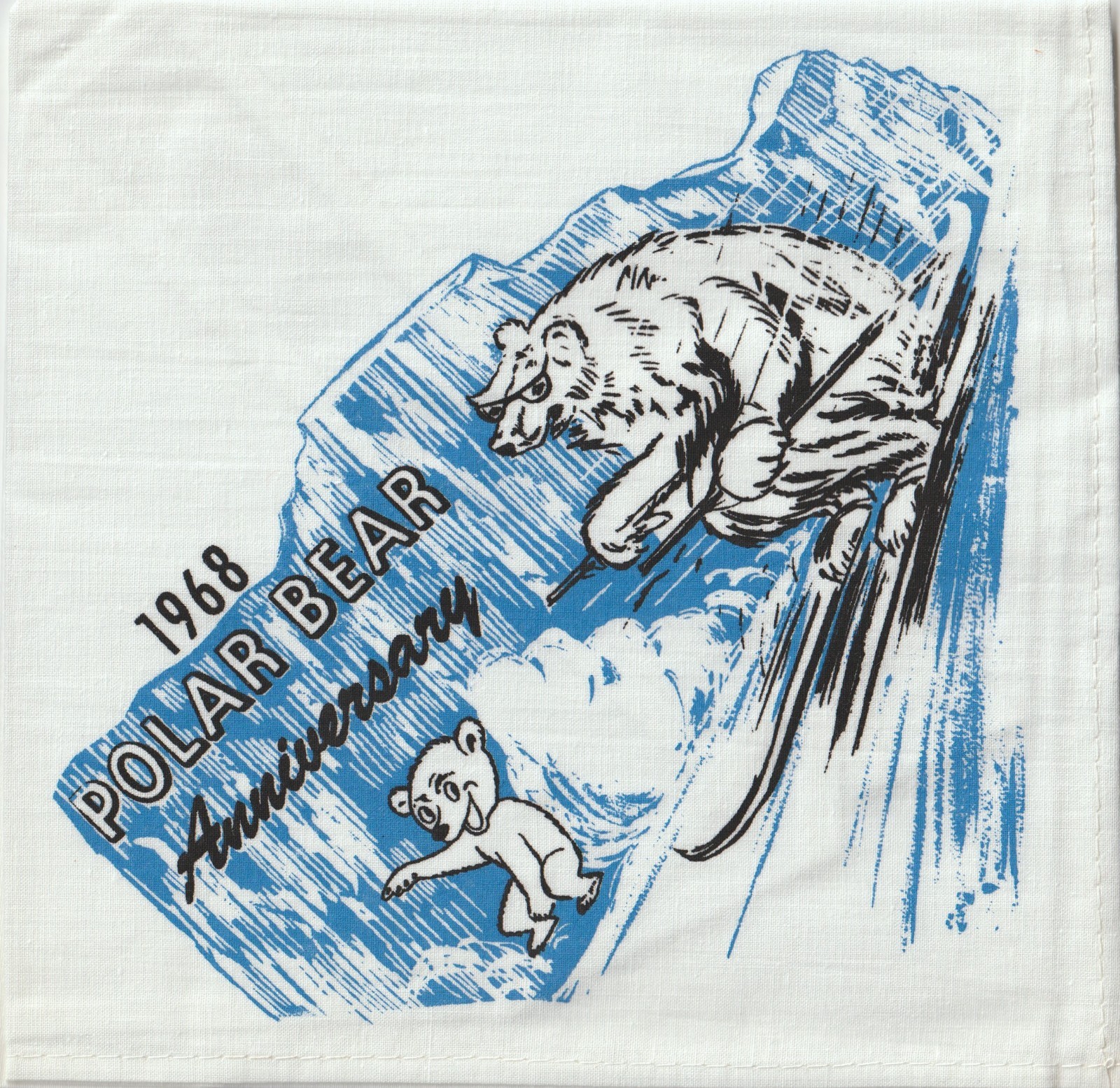 1968 Wilderness Trails Polar Hike BSA Neckerchief (AR6690)