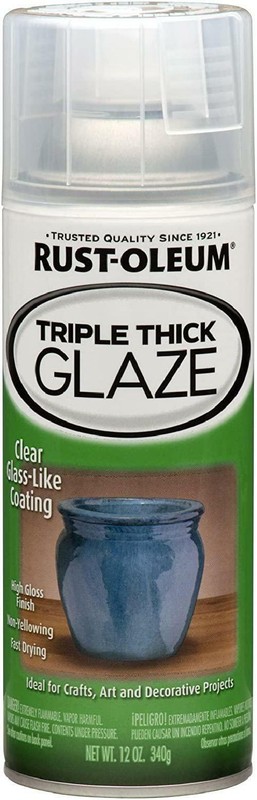 m  Rust-Oleum 264985 Triple Thick Glaze Spray, Clear Glass Like