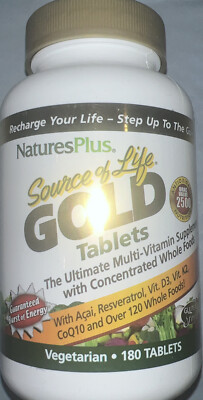 Source of Life GOLD Tablets 180 Tabs expired 2026