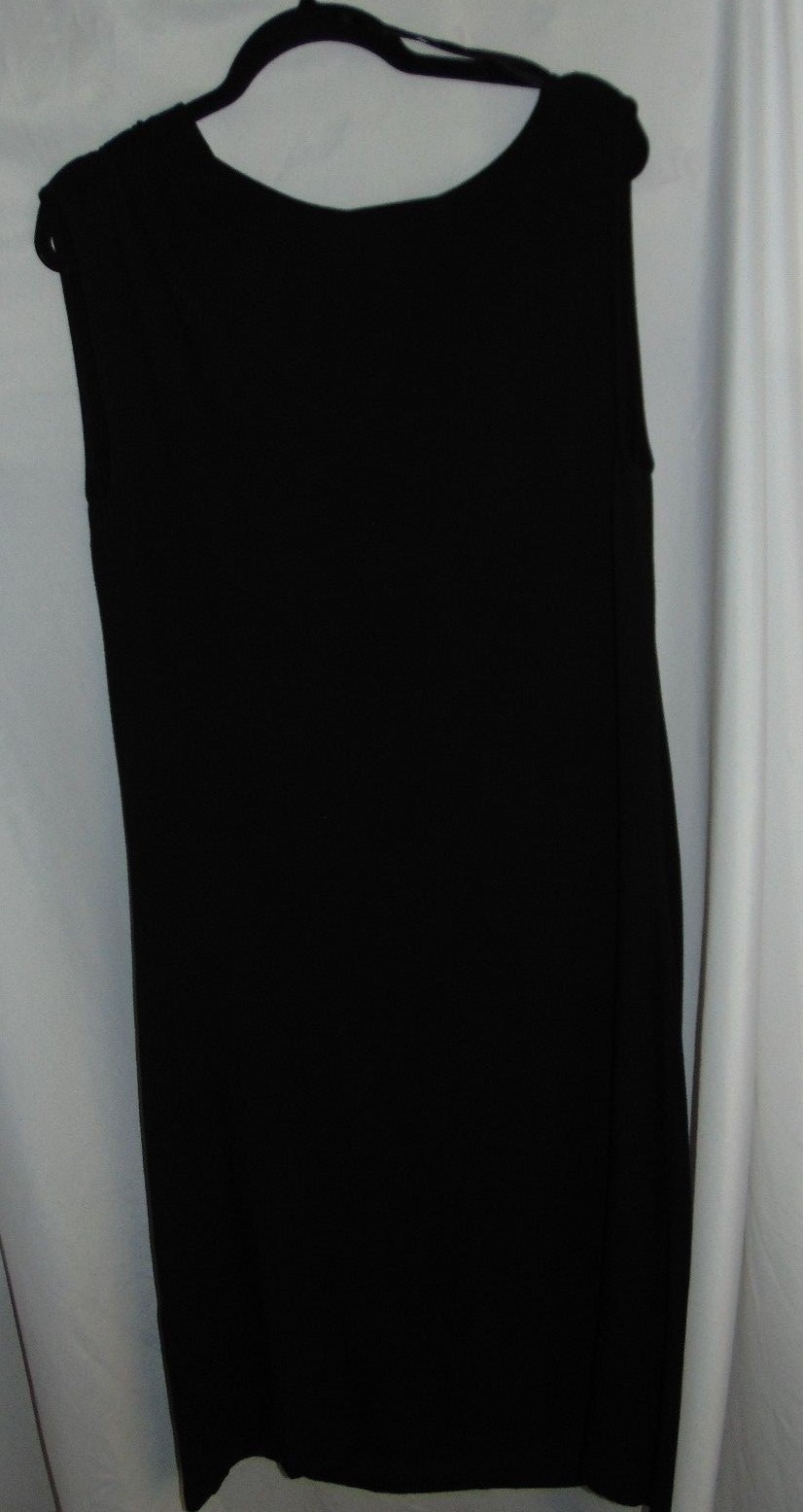 Womens GAP Maternity BLACK Knee or Below Stretchy Sleevless Shift DRESS Size XL