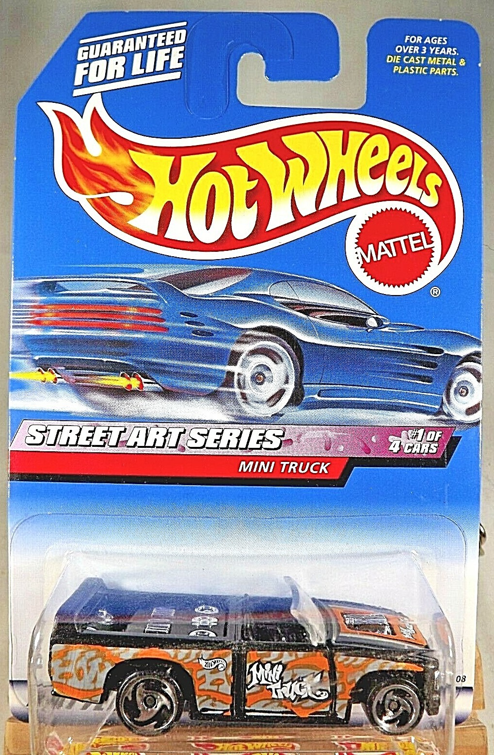 1999 Hot Wheels #949 Street Art Series 1/4 MINI TRUCK Black