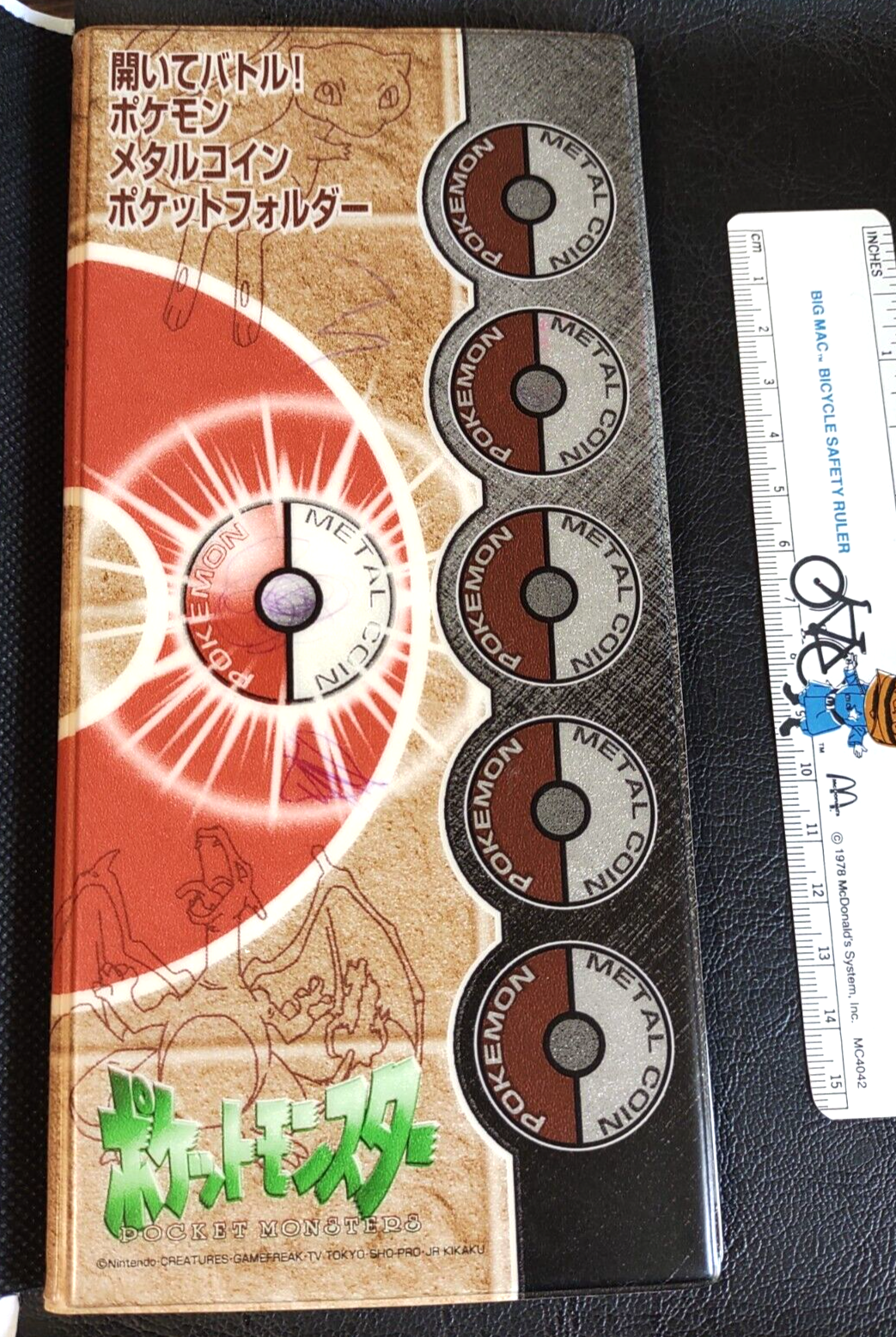 Pokemon Metal Coin Pocket Folder Booklet Meiji Not For Sale