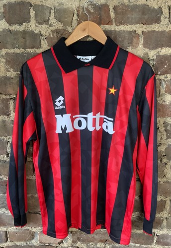 Vintage AC Milan Lotto (M) 93-94 Long Sleeve Shirt (Van