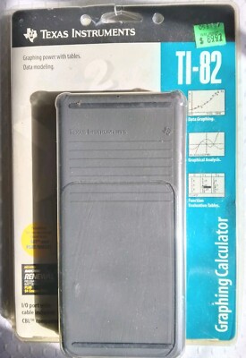 Texas Instruments TI-82 Graphing Calculator Instruction Manual NOS Unopened NIB