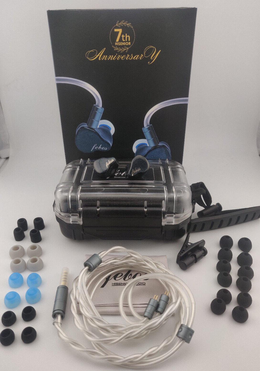 イヤホン Hisenior Mega5est Mega5-EST 5-Drivers Hybrid IEM (Universal) – hisenior