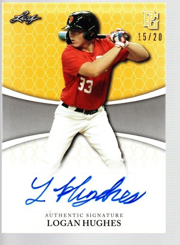 2022 Leaf Perfect Game National Showcase - Logan Hughes #BA-LH1