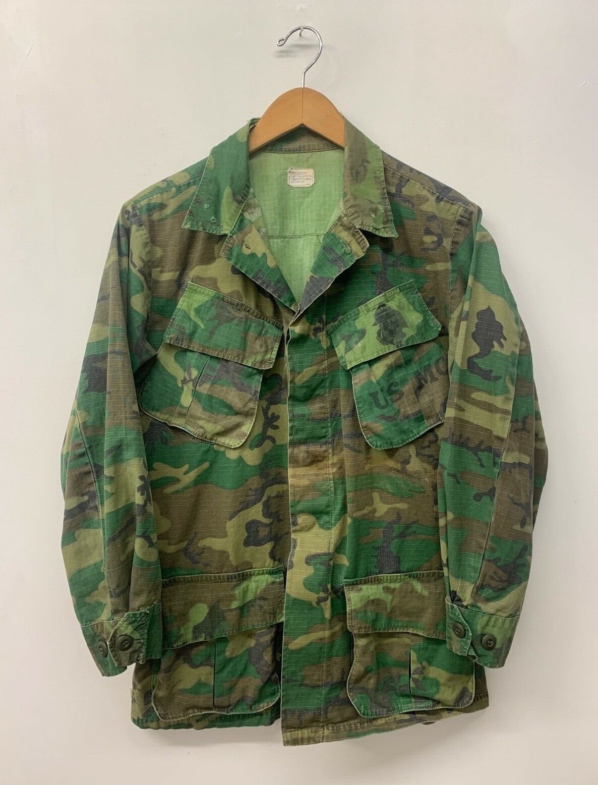 ジャケット・アウター US ARMY ERDL JUNGLE FATIGUE 1969s M-R 楽天市場】60's US Army ERDL Jungle Fatigue Jacket Green Leaf
