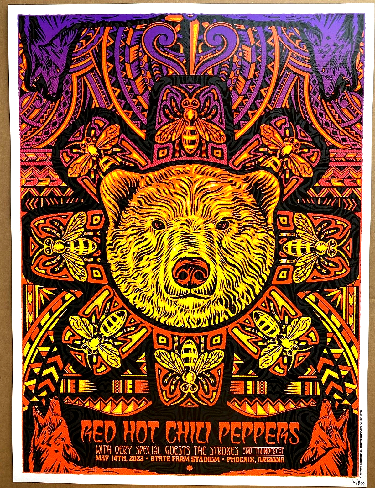 RED HOT CHILI PEPPERS ポスター　2023 レッド・ホット・チリ・ペッパーズ16年ぶりの単独来日公演決定