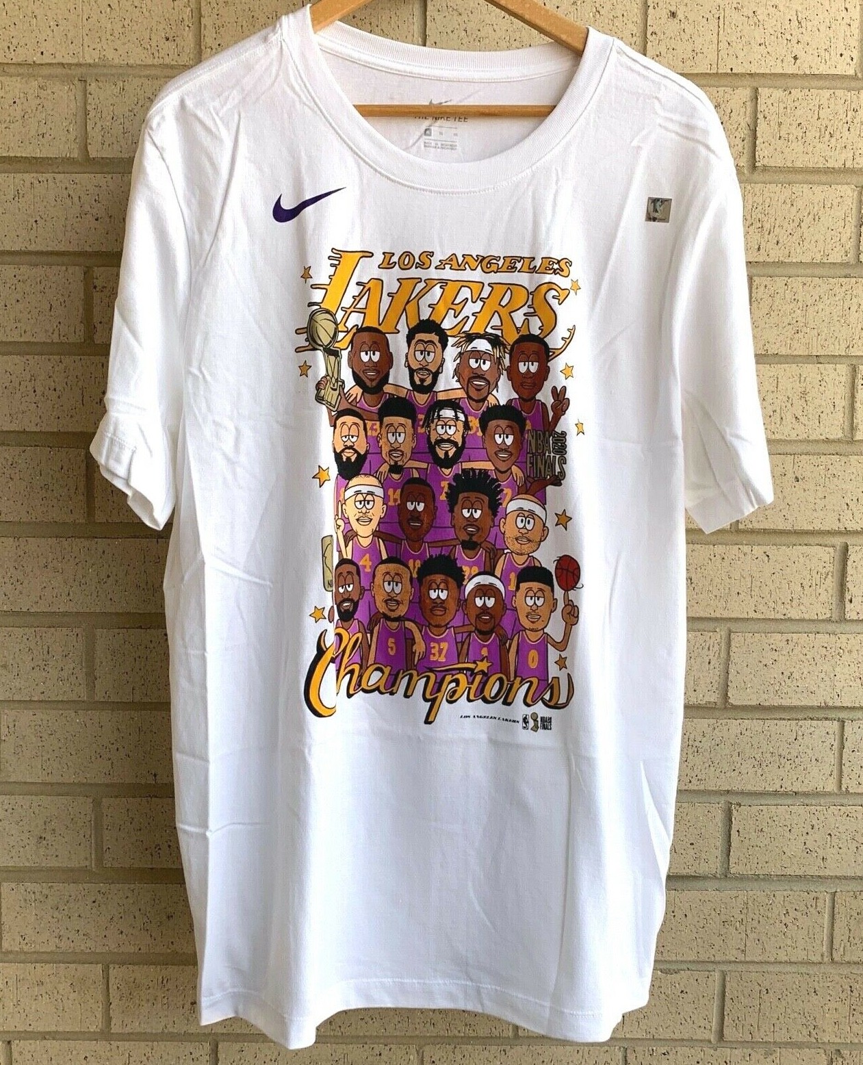 LAKERS 2020チャンピオン Tシャツ Los Angeles Lakers Nike 2020 NBA Finals Champions Locker