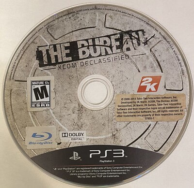 The Bureau: XCOM Declassified (Sony PS3) DISC ONLY | NO TRACKING | M2296