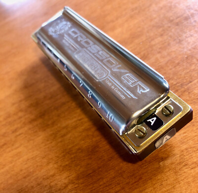 CUSTOM Hohner Marine Band Crossover Harmonica (Key of A)