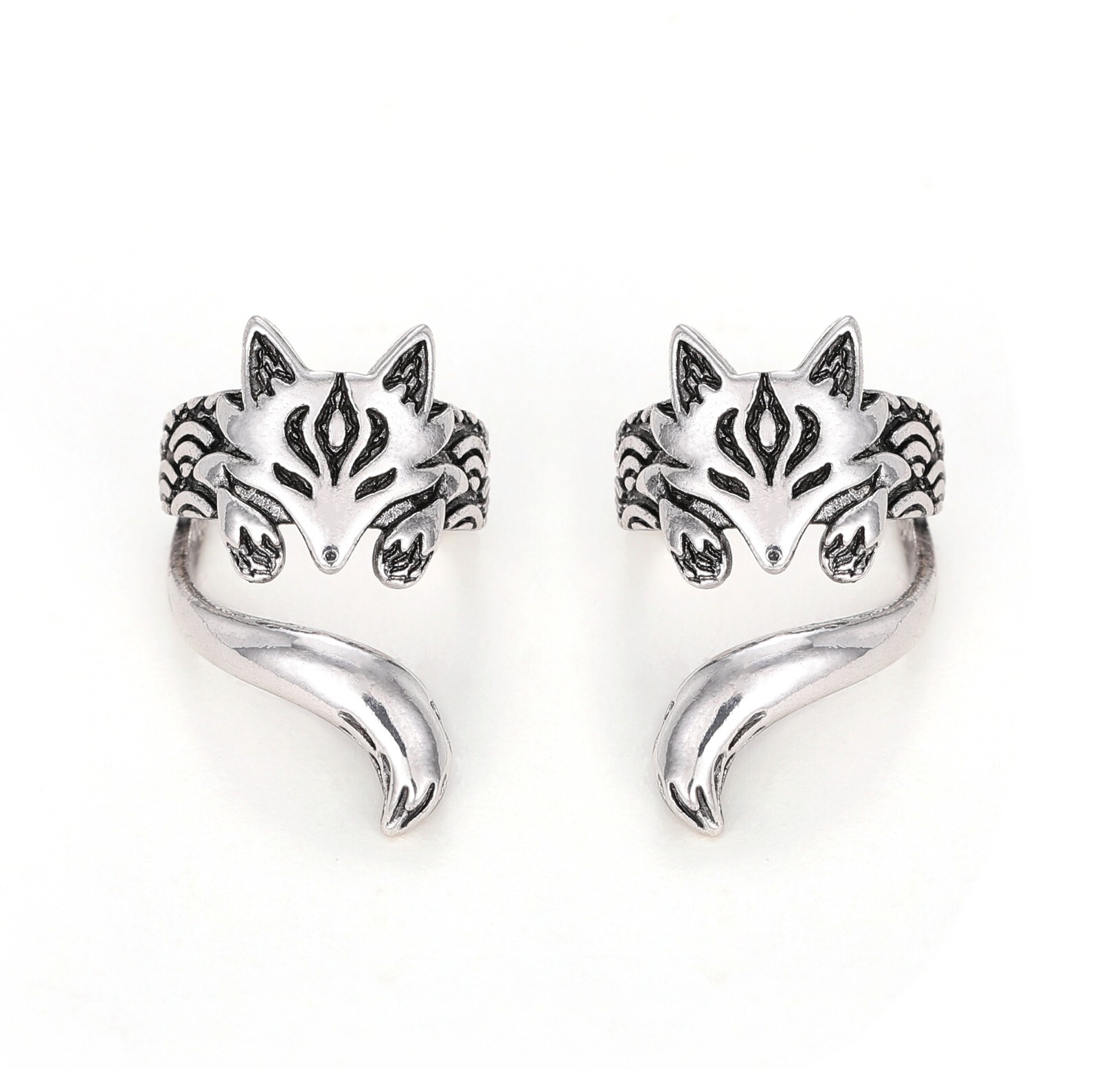 Cute Fox Ear Cuffs •Non-Pierced Ear Clip •A Pretty Gift Sold