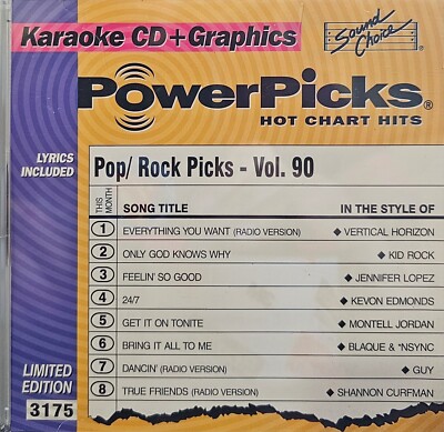 SC3175               POP ROCK        SOUND CHOICE KARAOKE LOT WA