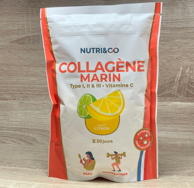 Nutri&Co Collagène Marin Type I - II et III -Peau Articulations citron - 11/27