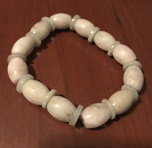 100% Pure Untreated Jadeite - Grade A Vintage Gemstone Adjustable Bead Bracelet