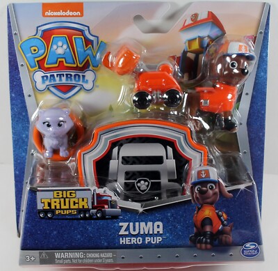 Paw Patrol Big Truck Pups Playset Hero Pup - Pick Your Character - Skye, Zuma
