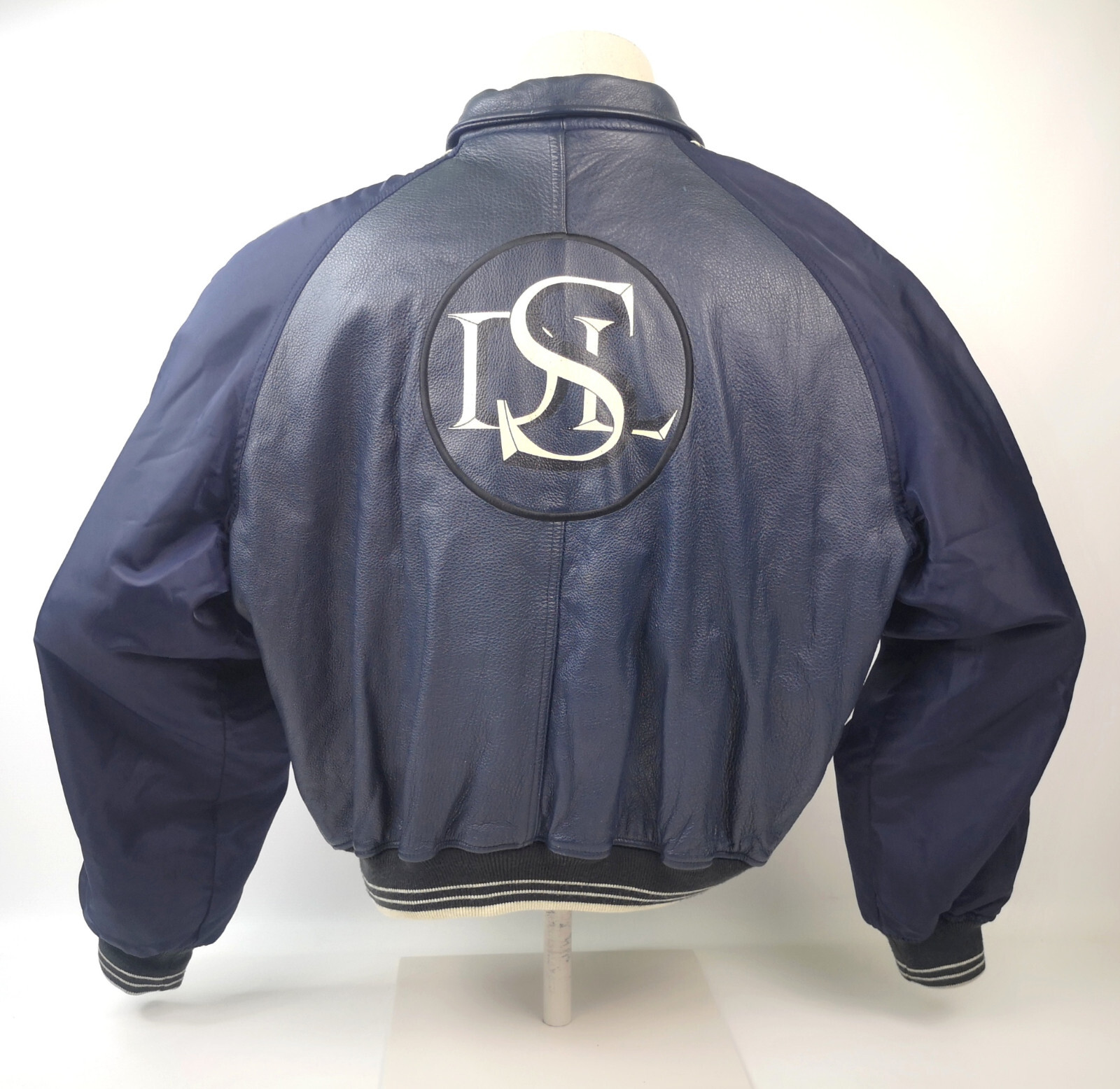 Diesel Herren Lederjacke RR 55 DSL blau Gr. XL 90er Leder