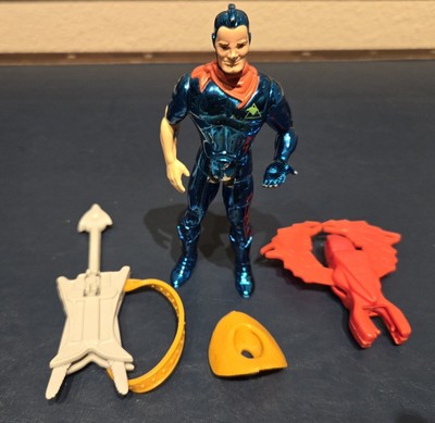 Vintage 1986 Kenner Silverhawks BLUEGRASS 100% Complete 5'' Action Figure 