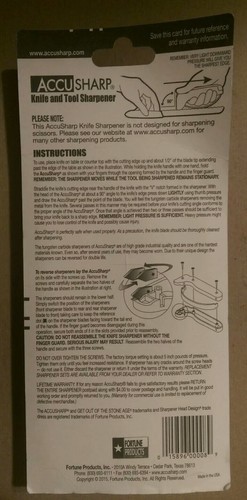 AccuSharp Knife and Tool Sharpener Olive Drab Green 008C Made in USA