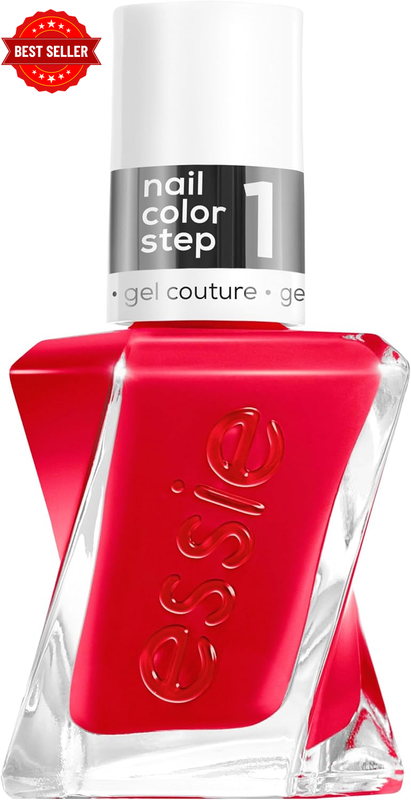 Gel Couture Nail Polish, Rock the Runway, Blood Orange Shade, No UV Lamp Require