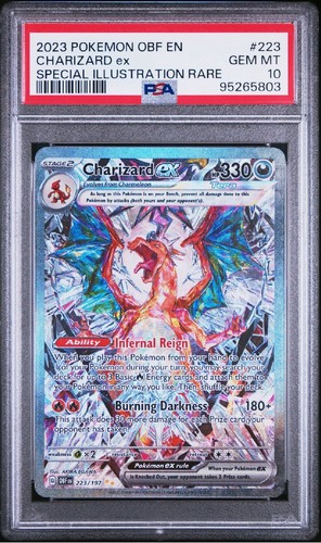 2023 POKEMON OBF EN-OBSIDIAN FLAMES 223 CHARIZARD EX SPECIAL