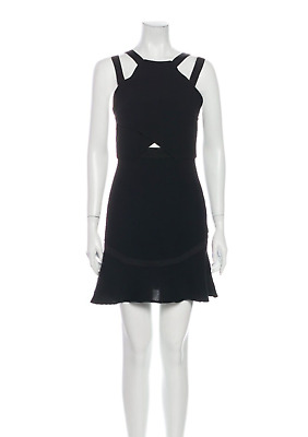 CINQ À SEPT Square Neckline Mini Dress Size: M | US 6