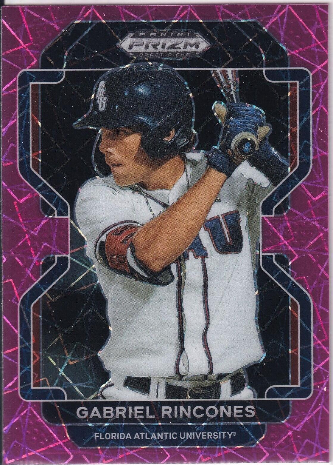 2022 Panini Prizm Draft Picks - Gabriel Rincones #PDP93 Neon Pink ...