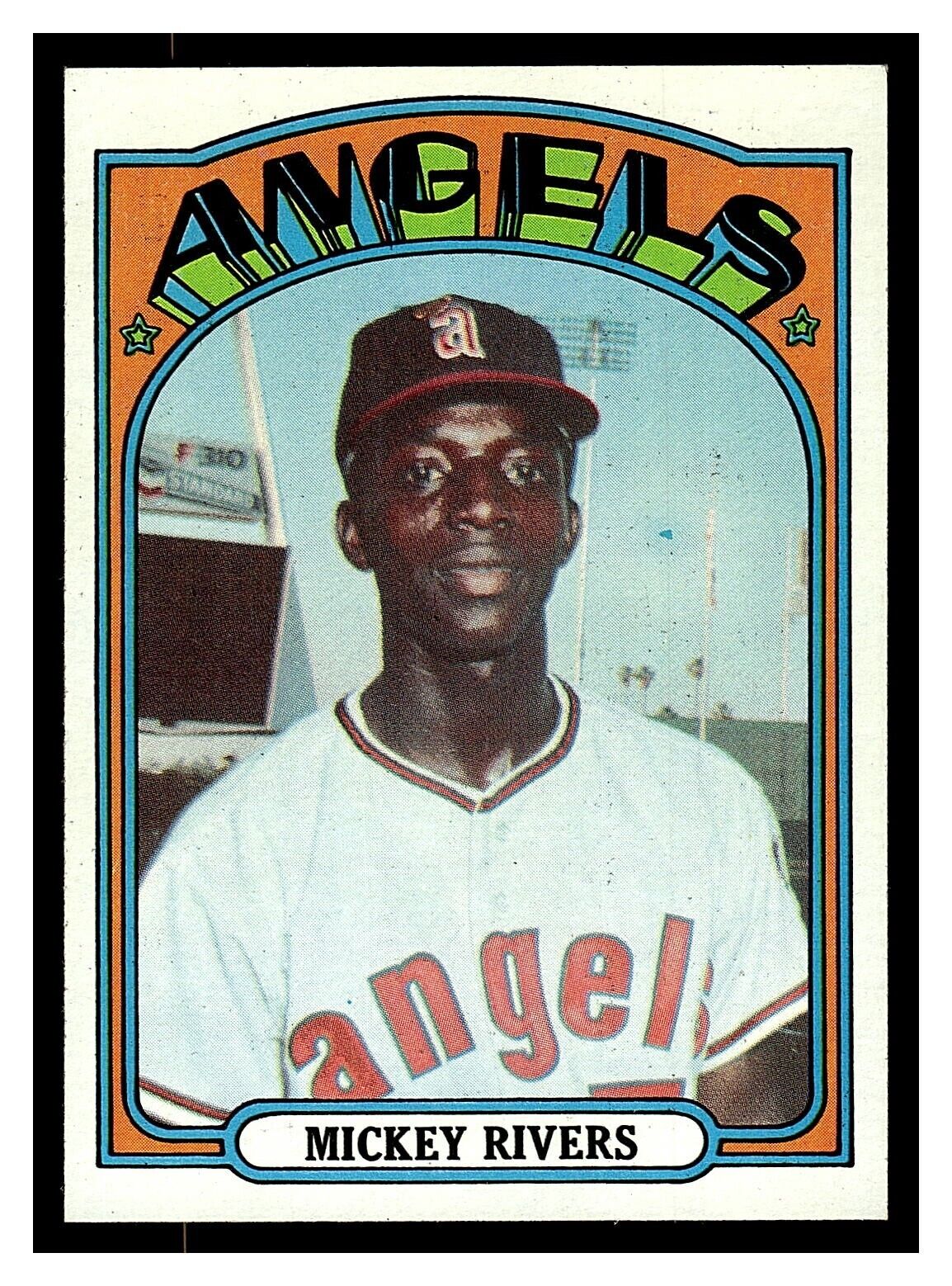1972 TOPPS MICKEY RIVERS #272 ROOKIE CARD CALIFORNIA ANGELS HIGH GRADE BEAUTIFUL. rookie card picture