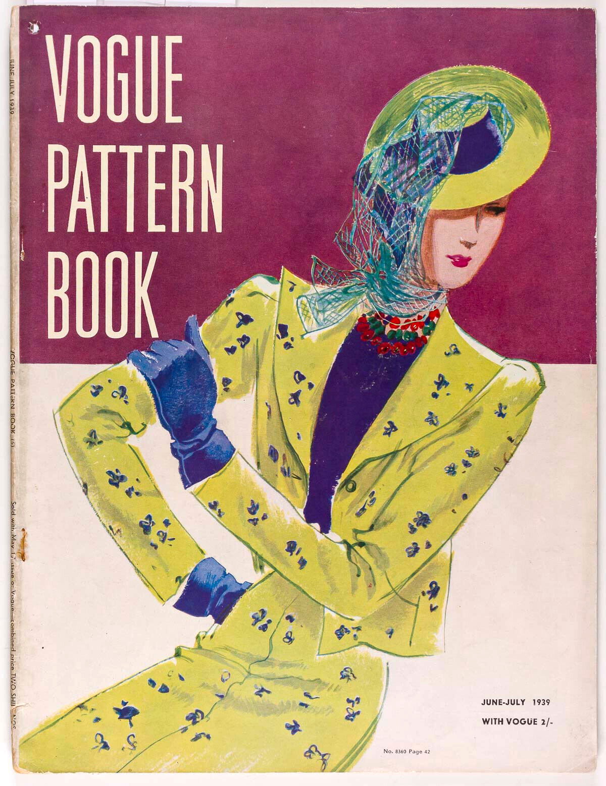 VOGUE Pattern Book magazine June July 1939 vtg 30s FASHION