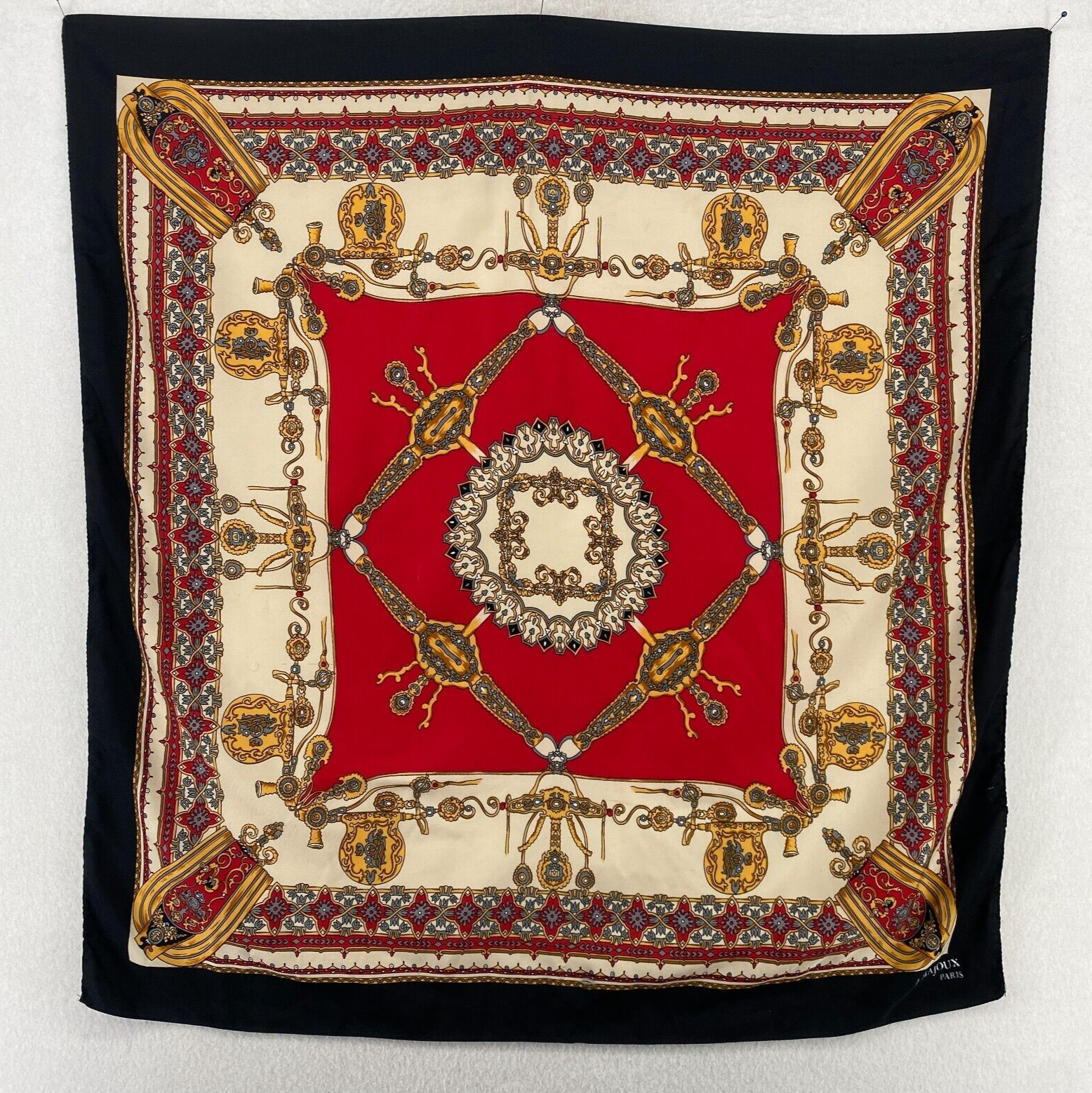 MASU 24SS PRINT SQUARE SCARF スカーフ MASU 24SS PRINT SQUARE SCARF スカーフ MASU(エムエーエスユー