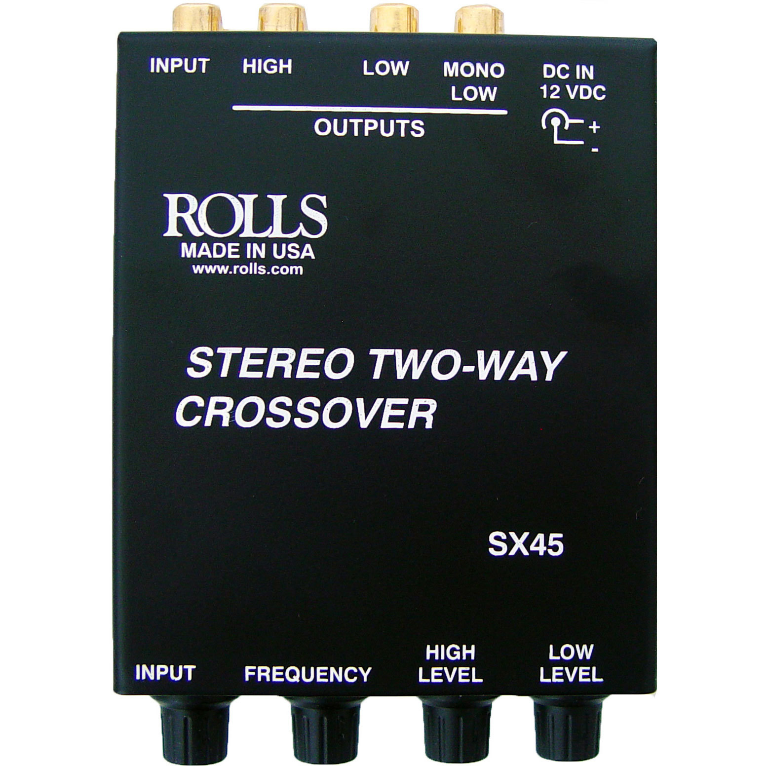 Rolls SX45 Stereo Two-Way Mini Crossover w/Sub Output | eBay