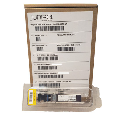 Juniper EX-SFP-10GE-SR - 10GE SFP+ SR 740-021308 Duplex LC Optical - 740-021308