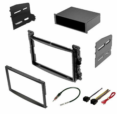 CAR STEREO INSTALLATION INSTALL DASH TRIM KIT W/ WIRING HARNESS & ANTENNA