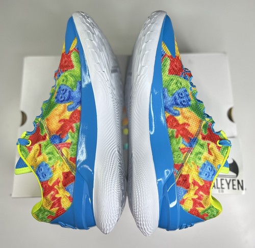 Pre-owned Under Armour Curry 1 Low Flotro Sour Patch Kids Men Sizes 8 - 14 | 3025633-300 In White