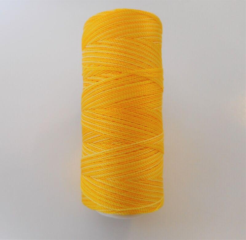 Bassoon Yellow/White Thread 100% Nylon 300yds spool