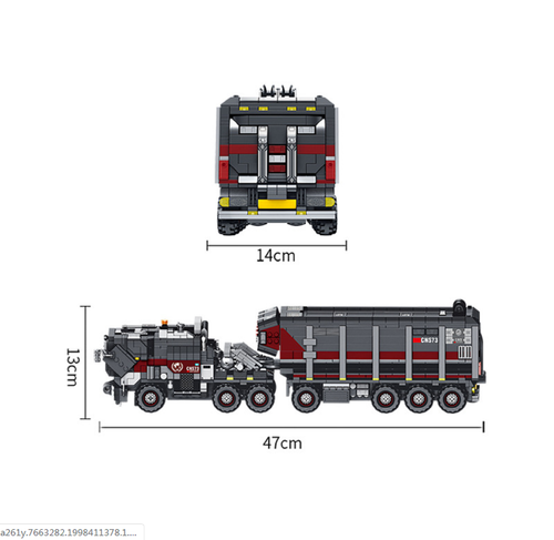 Panlos628001 Bauklötze Schwerer Träger Modell Fahrzeug Kinder Blöcke ovp 2105PCS
