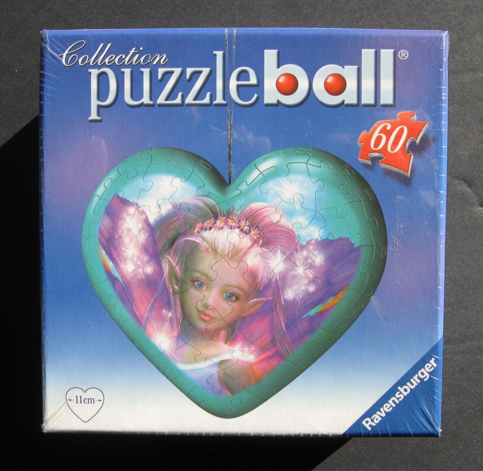 RAVENSBURGER 3D PUZZLEBALL HEART SHAPED FAIRY KEEPSAKE BOX O