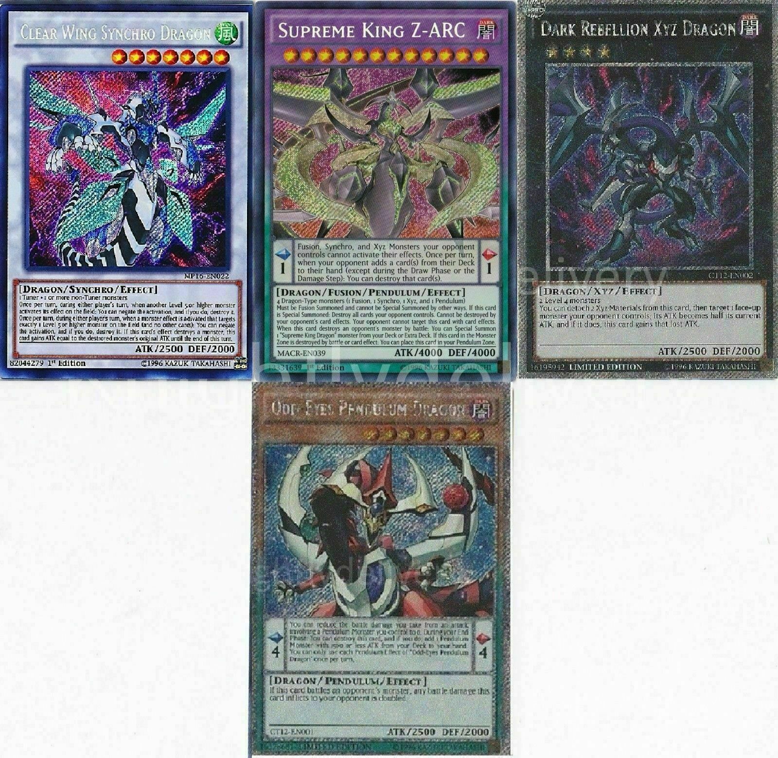 Yugioh 40 Card Complete Zarc Deck - Supreme King Z Yugioh 40 Card Complete Zarc Deck - Supreme King Z