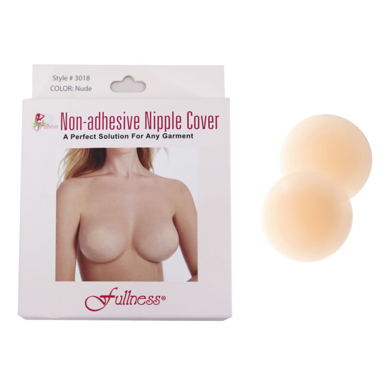 Fullness Non-Adhesive Matte Silicone Nude Smooth Reusable Nipple Covers
