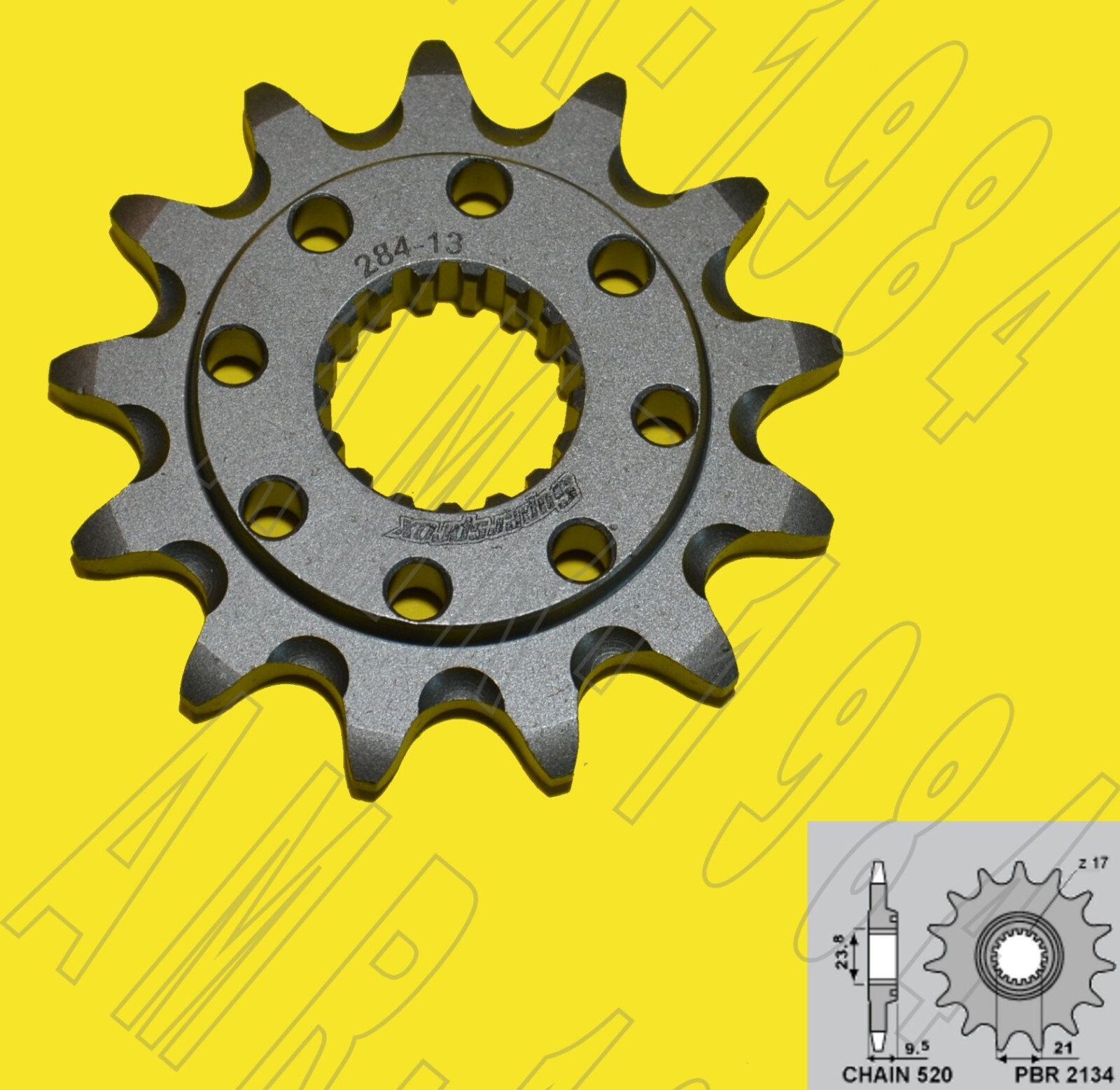PIGNONE PBR  ACCIAIO Z 13  PER HONDA CRF 450 - HM 450 X   P.520  2134