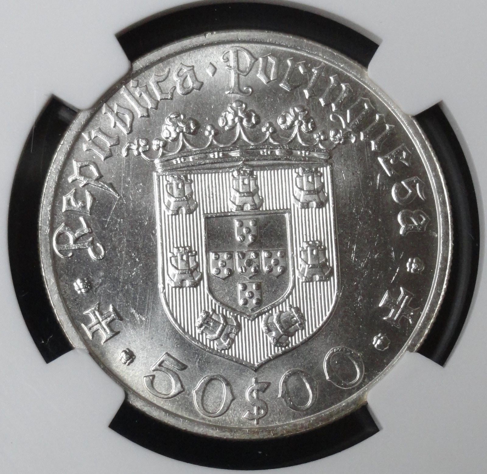 1968 PORTUGAL  50 ESCUDOS, MS 64, Pedro Alvares Cabral
