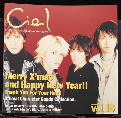 L'Arc~en~Ciel LE-CIEL 1998 Vol.18 Japan Fan Club Book hyde